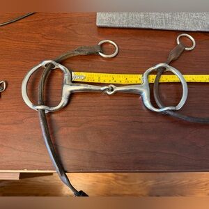 5” Eggbutt gag ring snaffle bit